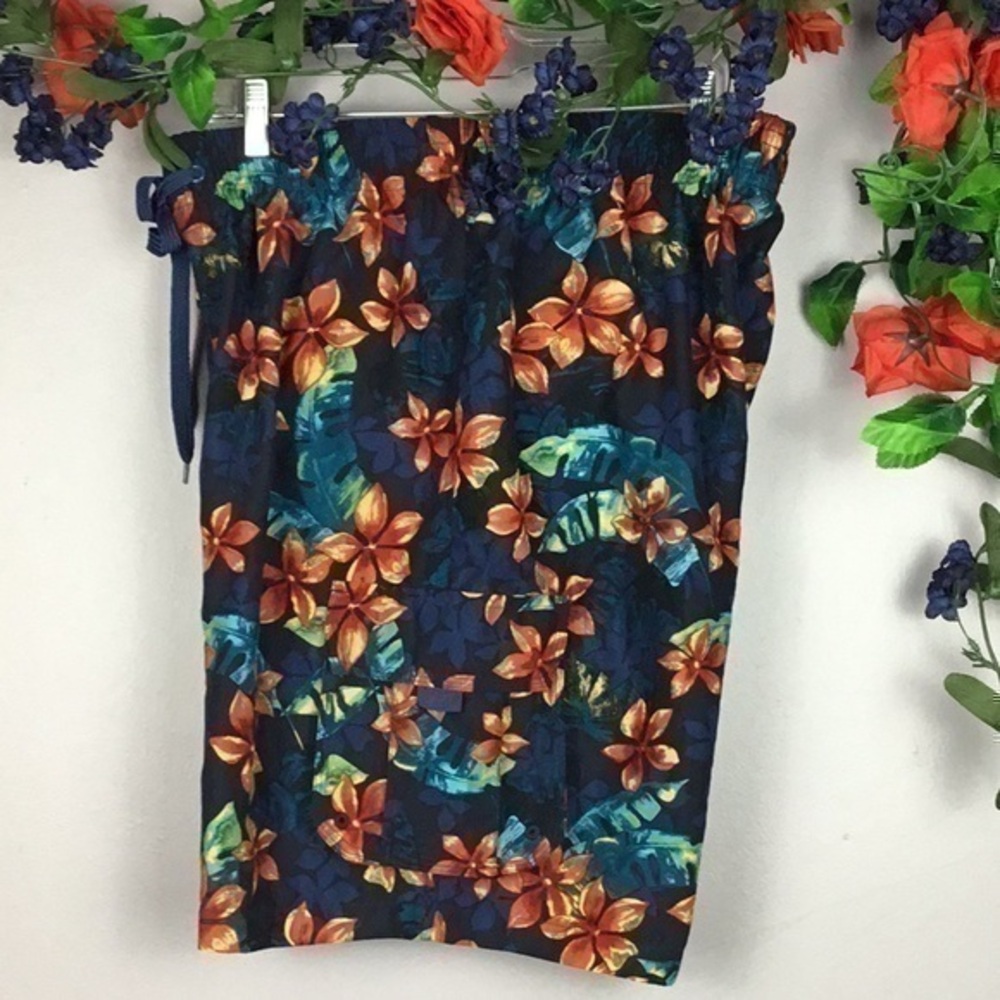 ISLAND SHORES Swim Shorts Trunks Large
